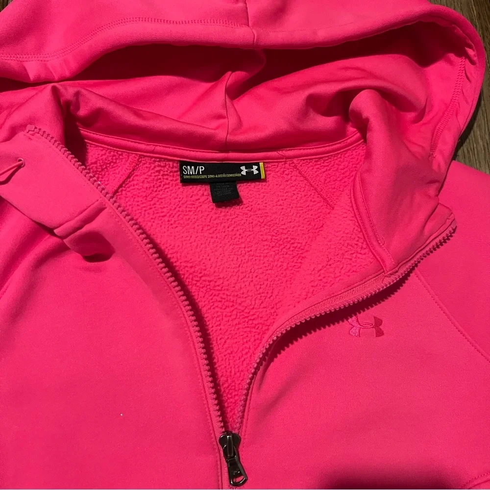Under Armour Fleece Storm Full Zip - Hot Pink - Picture 3 of 3